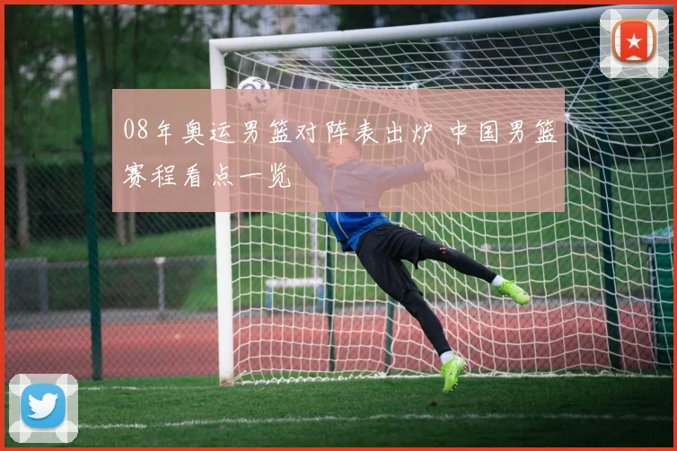 08年奥运男篮对阵表出炉 中国男篮赛程看点一览